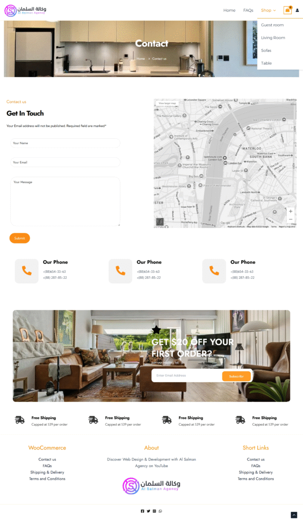 Contact us Page